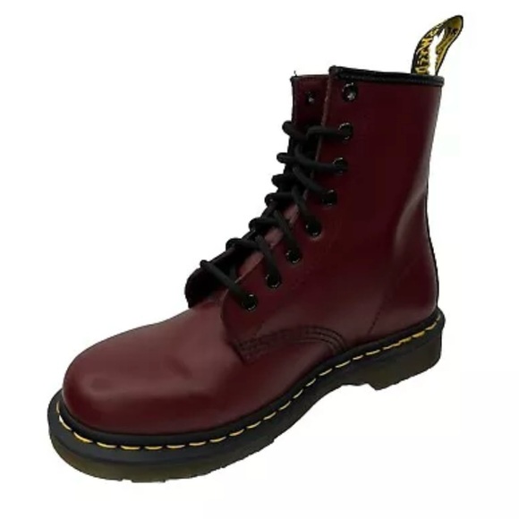 Bottes Dr. Martens Air Wair Homme - Cuir Marron, Pointure 8 UK - Occasion, Lacets